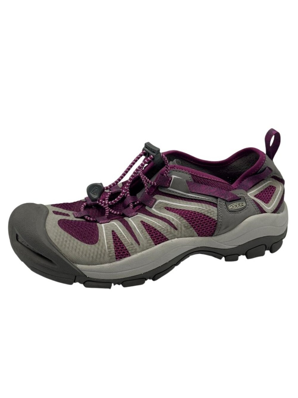 KEEN McKenzie II Water Trail Shoes Womens 9 Gray Purple Hiking 1016798
